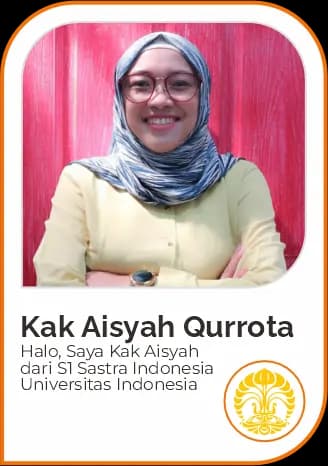 Tutor Kak Aisyah Qurrota untuk program Bimbel & Les Privat UTBK, SIMAK UI, UTUL UGM. Guru Privat dari PTN Favorit.