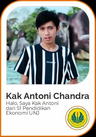 Tutor Kak Antoni Chandra untuk program Bimbel & Les Privat UTBK, SIMAK UI, UTUL UGM. Guru Privat dari PTN Favorit.