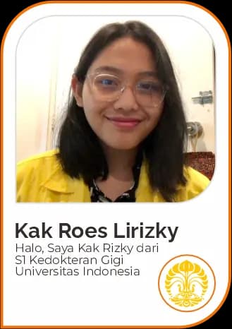 Tutor Kak Roes Lirizky untuk program Bimbel & Les Privat UTBK, SIMAK UI, UTUL UGM. Guru Privat dari PTN Favorit.