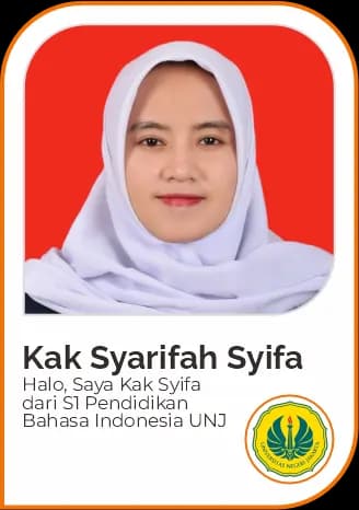 Tutor Kak Syarifah Syifa untuk program Bimbel & Les Privat UTBK, SIMAK UI, UTUL UGM. Guru Privat dari PTN Favorit.