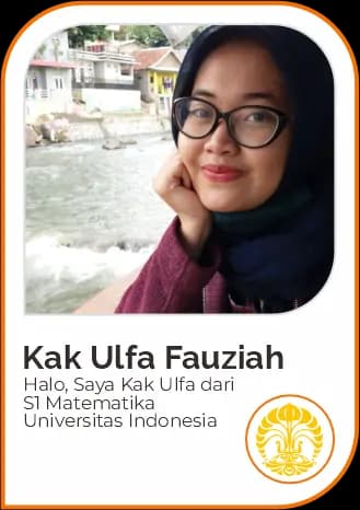 Tutor Kak Ulfa Fauziah untuk program Bimbel & Les Privat UTBK, SIMAK UI, UTUL UGM. Guru Privat dari PTN Favorit.
