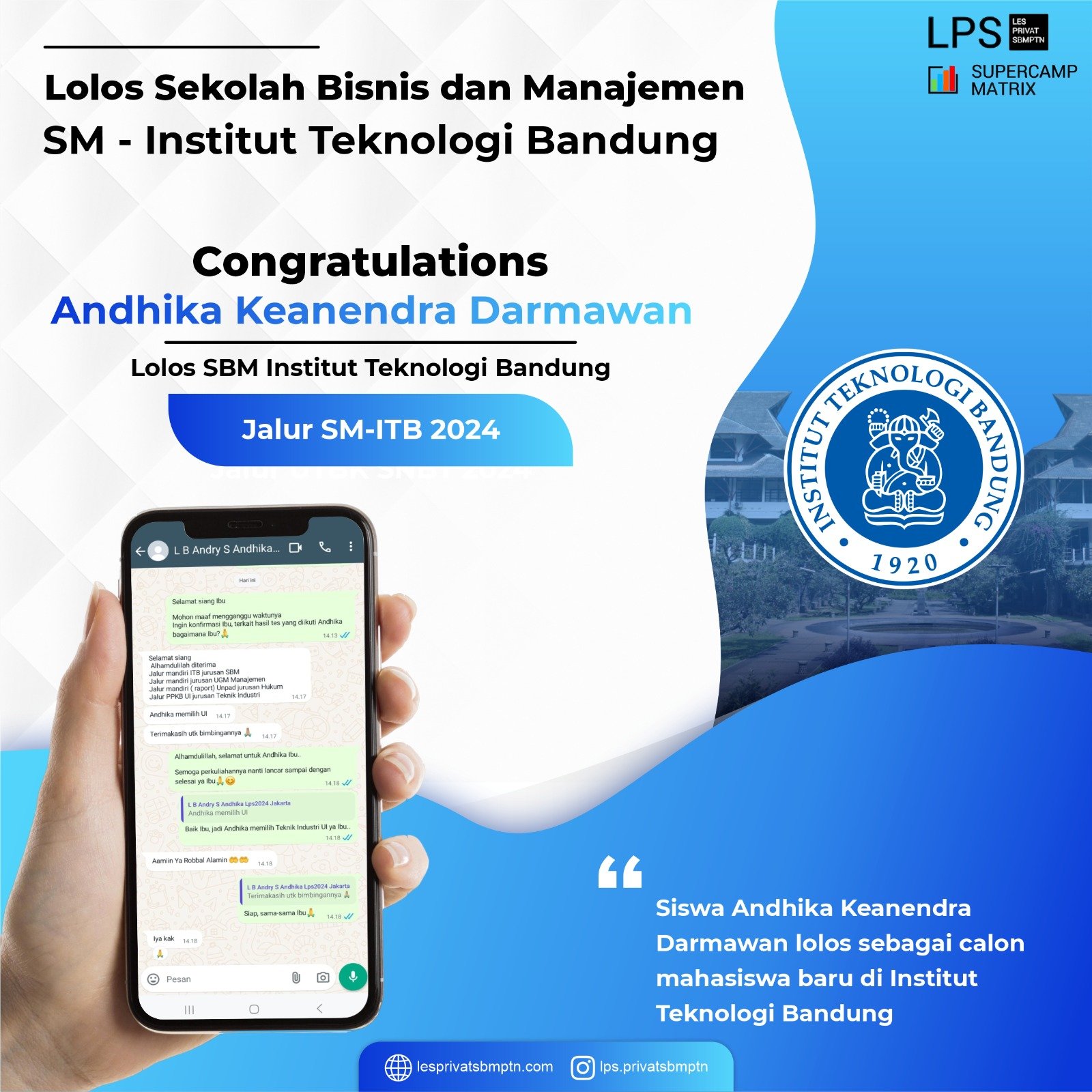 Success_Story_Bimbel_UTBK_SNBT_ITB_Andhika_Kasendra